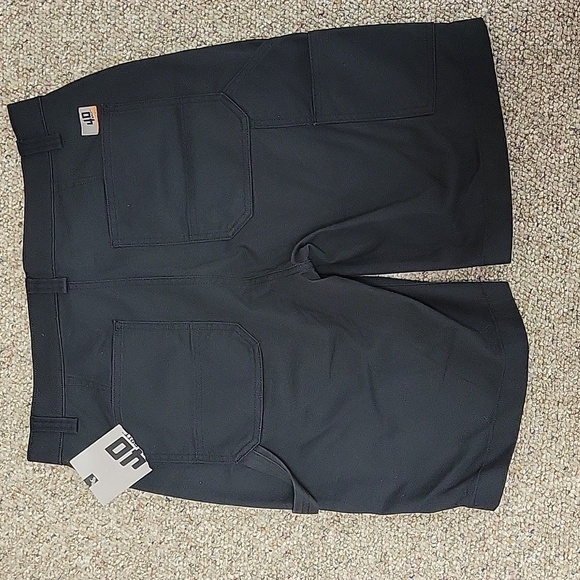 Duluth Trading 40 Grit Womens Black Painter Shorts Sz 10.  New With Tags - Picture 5 of 8